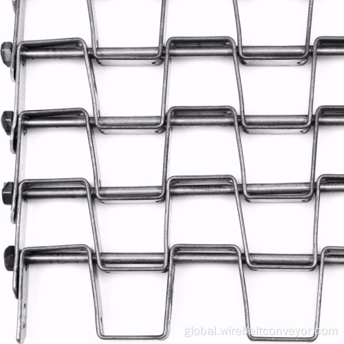 Flat Wire Belt Stainless Steel Flat Chain Link Mesh Conveyor Belt Factory